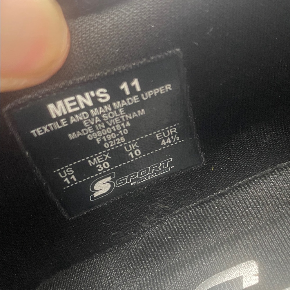 Skechers S Sport Men's Black Brennen 2.0
Slip On, memory foam sneaker size 11 - Picture 6 of 13